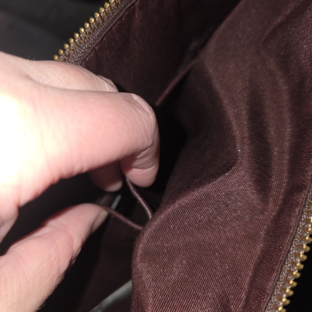 Coach Quilted Brown Shoulder Bag - Picture 5 of 6